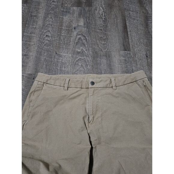 Lululemon Commission Pant Mens 36x31 Earth Dye Sand Slim Fit Chino - Picture 2 of 7